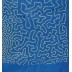 Digital Print Stole - Dark Blue